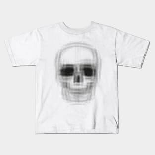 Graphic skull with glitch effect Kids T-Shirt